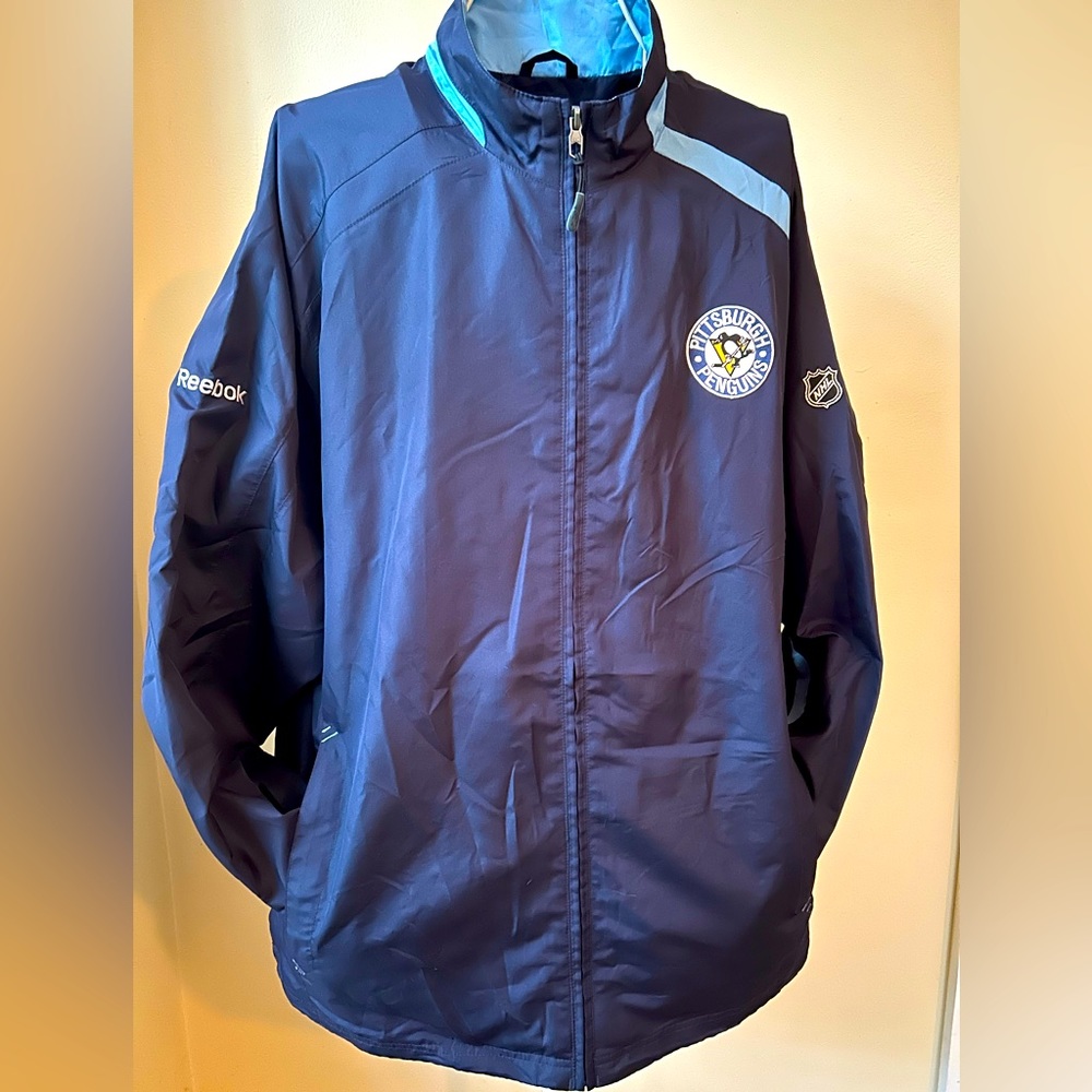 Men’s Pittsburgh Penguins Authentic NHL Reebok Apparel Jacket